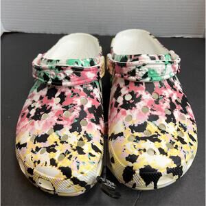 Crocs Unisex Classic Tie Dye Mania Clog Size 13M NWT